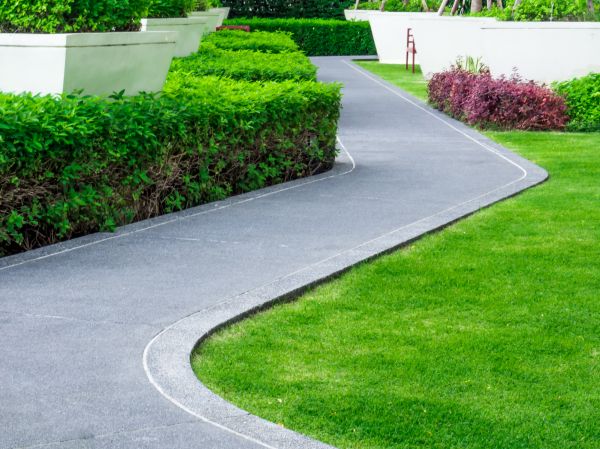 Walkway Curb Installation in Anacortes