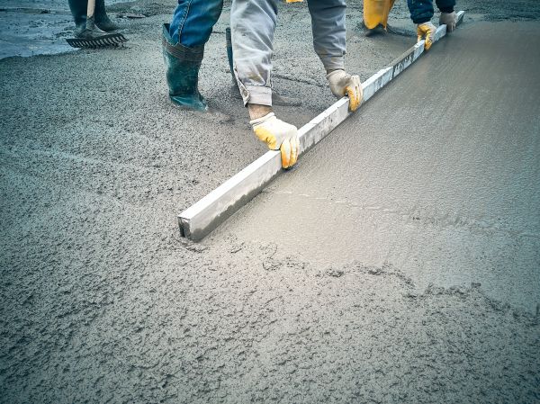 Cement Slab Installation in Anacortes