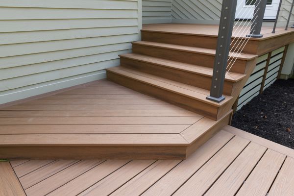 Patio Staircase Construction in Anacortes