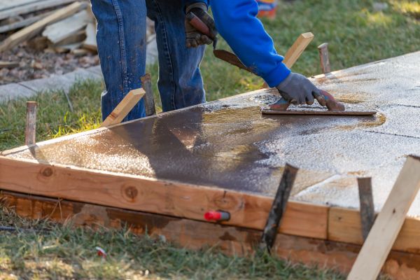 Patio Slab Construction in Anacortes
