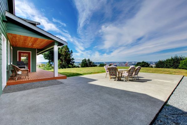 Yard Concrete Installation in Anacortes