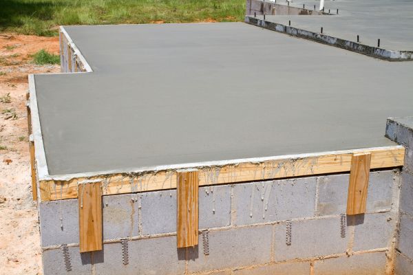 Concrete Slab Installation in Anacortes