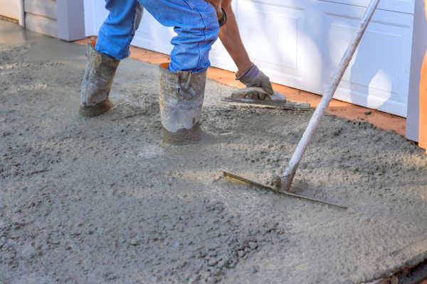 Driveway Slab Construction in Anacortes