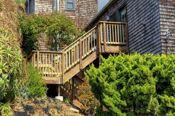 Patio Stair Installation in Anacortes