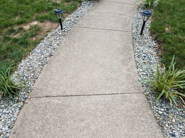Cement Path Construction in Anacortes